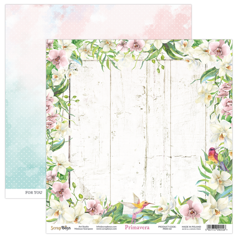 ScrapBoys Primavera 6x6 Inch Paper Pad (PRIM-09)