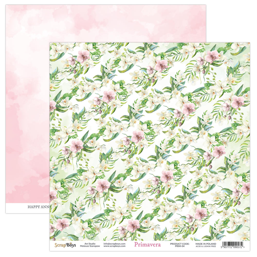 ScrapBoys Primavera 6x6 Inch Paper Pad (PRIM-09)