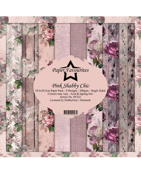 Paper Favourites Pink Shabby Chic 12x12 Inch Paper Pack (PF322) Paper Favourites Pink Shabby Chic 12x12 Inch Paper Pack (PF322)