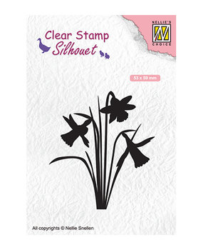 Nellie Snellen Daffodil Clear Stamp (SIL064)