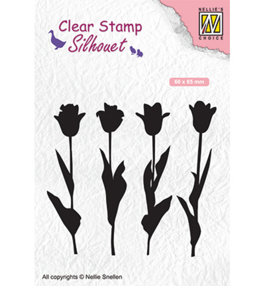 Nellie Snellen Tulips Clear Stamp (SIL066)