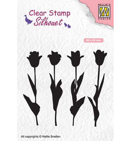 Nellie Snellen Tulips Clear Stamp (SIL066)