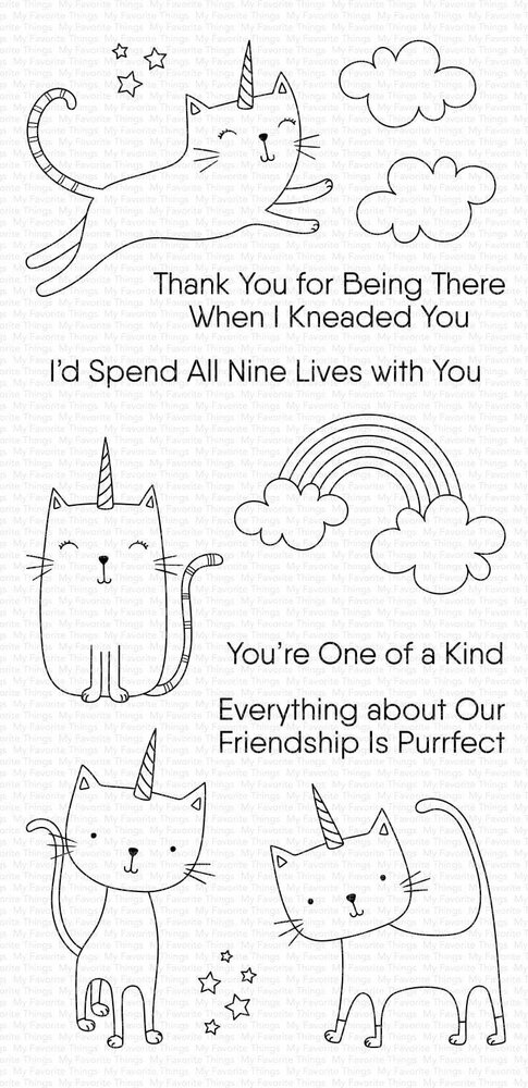 My Favorite Things Caticorn Clear Stamps (CS-453)