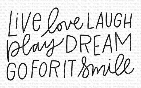 My Favorite Things Recipe for Life Clear Stamps (CS-452) My Favorite Things Recipe for Life Clear Stamps (CS-452)