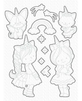 My Favorite Things Die-namics Unicorns and Glitter (MFT-1725)