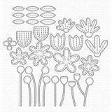 My Favorite Things Die-namics Stitched Garden (MFT-1730)