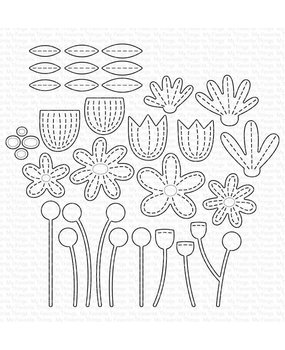 My Favorite Things Die-namics Stitched Garden (MFT-1730)
