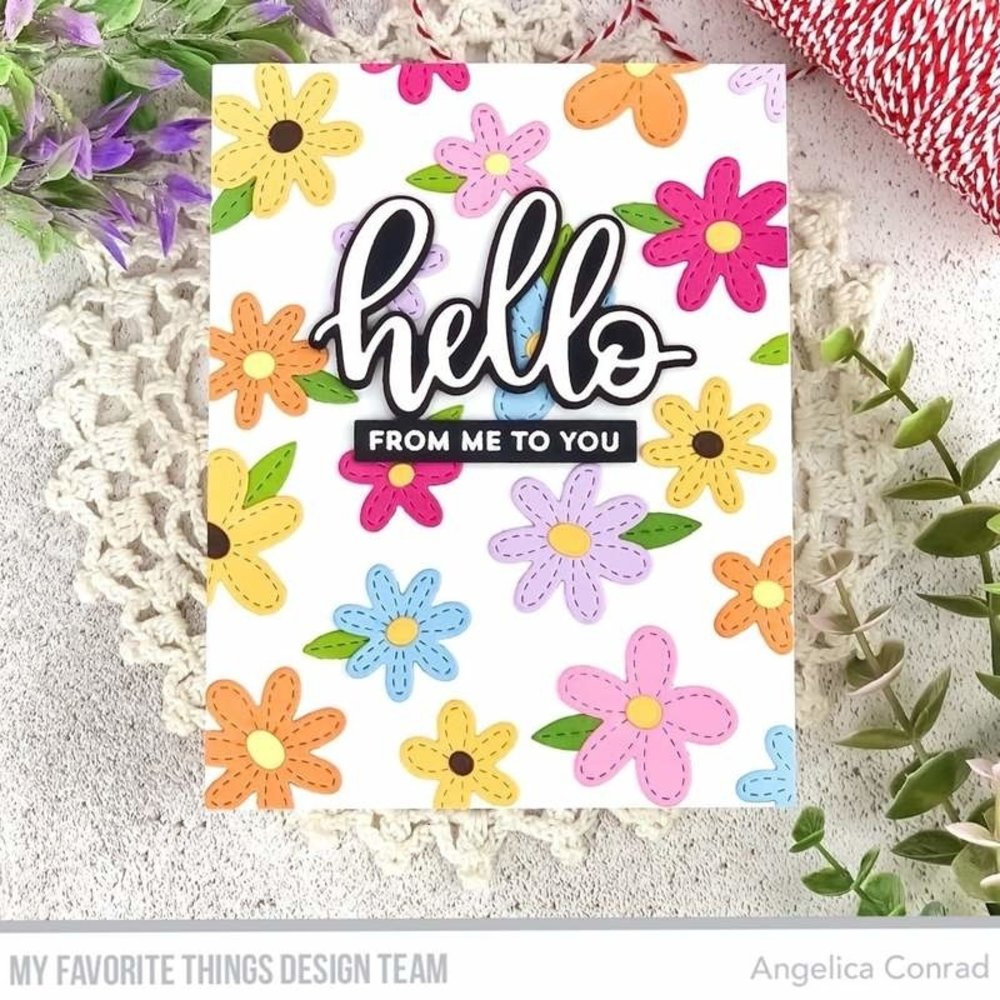 My Favorite Things Die-namics Stitched Garden (MFT-1730)