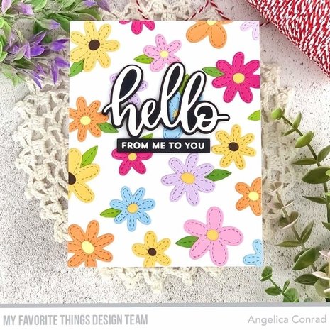 My Favorite Things Die-namics Stitched Garden (MFT-1730)