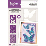 Crafter's Companion Full of a Flutter Layering Kaleidoscope Stencils (CC-STEN-FOAF)