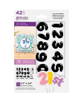 Gemini Balloon Numbers Stamp & Die (GEM-STD-BNUM) Gemini Balloon Numbers Stamp & Die (GEM-STD-BNUM)
