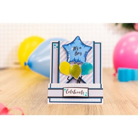 Gemini Balloon Sentiments Stamp & Die (GEM-STD-BSEN) Gemini Balloon Sentiments Stamp & Die (GEM-STD-BSEN)