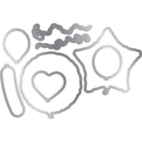 Gemini Balloon Sentiments Stamp & Die (GEM-STD-BSEN) Gemini Balloon Sentiments Stamp & Die (GEM-STD-BSEN)