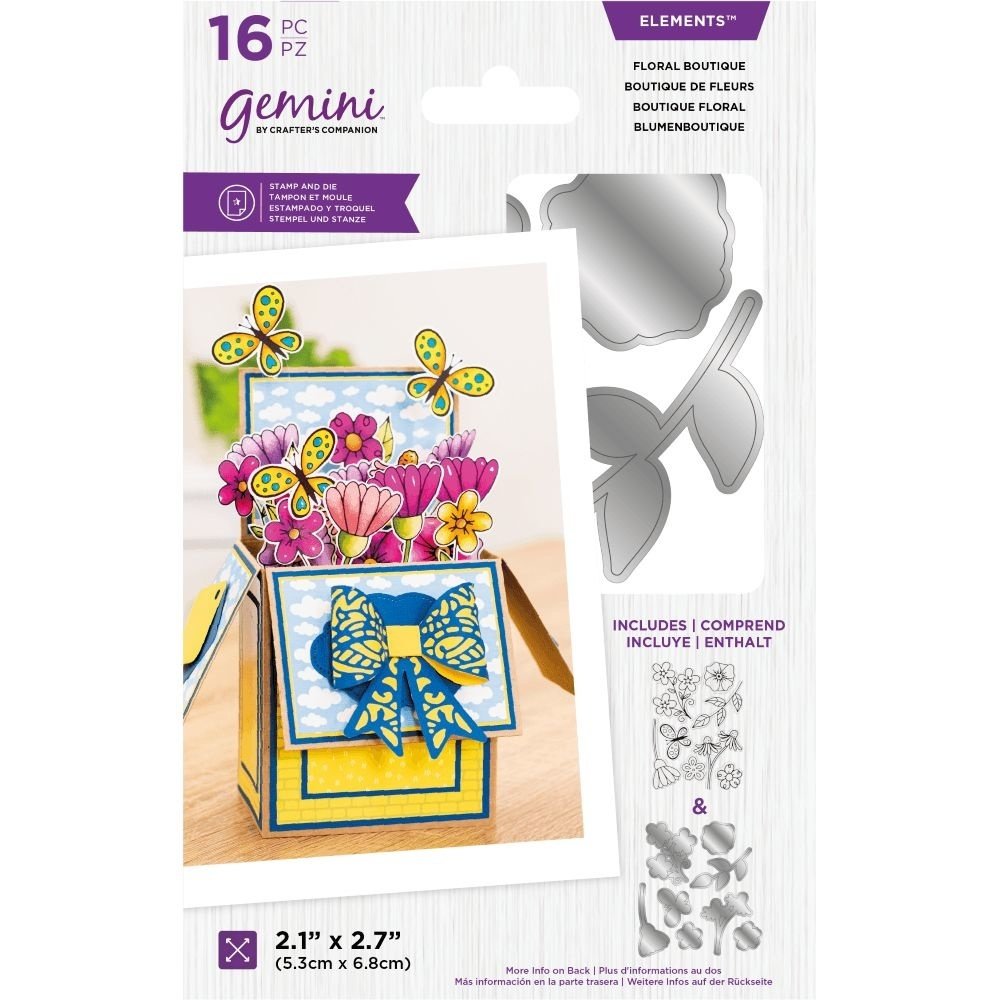 Gemini Floral Boutique Stamp & Die (GEM-STD-FLB) Gemini Floral Boutique Stamp & Die (GEM-STD-FLB)