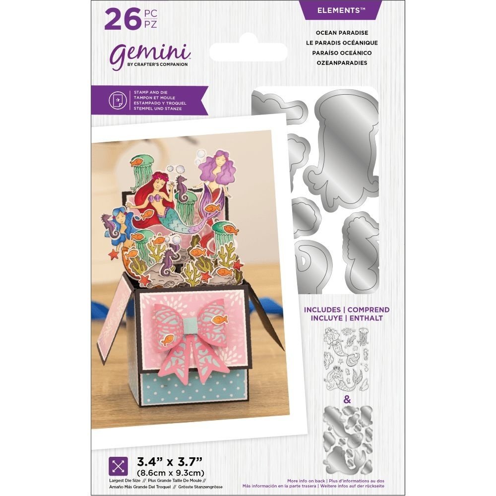 Gemini Ocean Paradise Stamp & Die (GEM-STD-OCP) Gemini Ocean Paradise Stamp & Die (GEM-STD-OCP)