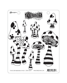 Ranger Dylusions There's Not Mushroom in Here! Cling Stamps (DYR73017) Ranger Dylusions There's Not Mushroom in Here! Cling Stamps (DYR73017)