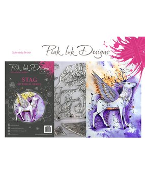 Pink Ink Designs Stag A5 Clear Stamp Set (P1035) Pink Ink Designs Stag A5 Clear Stamp Set (P1035)