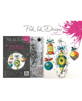 Pink Ink Designs Baubles A5 Clear Stamp Set (P1036) Pink Ink Designs Baubles A5 Clear Stamp Set (P1036)