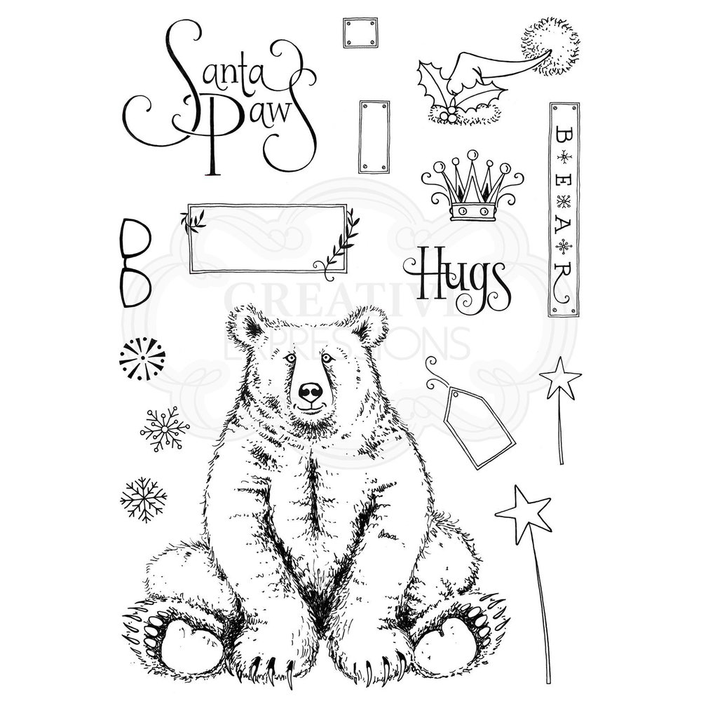 Pink Ink Designs Bear Hugs A5 Clear Stamp Set (P1039) Pink Ink Designs Bear Hugs A5 Clear Stamp Set (P1039)