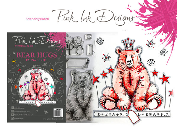 Pink Ink Designs Bear Hugs A5 Clear Stamp Set (P1039) Pink Ink Designs Bear Hugs A5 Clear Stamp Set (P1039)