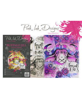 Pink Ink Designs Buffalo Jill A5 Clear Stamp Set (PI063) Pink Ink Designs Buffalo Jill A5 Clear Stamp Set (PI063)