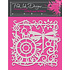 Cogs and Wings 8x8 Inch Masking Stencil (PINKST011) Cogs and Wings 8x8 Inch Masking Stencil (PINKST011)