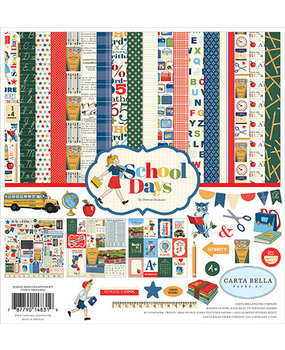 Carta Bella School Days 12x12 Inch Collection Kit (CBDS118016)