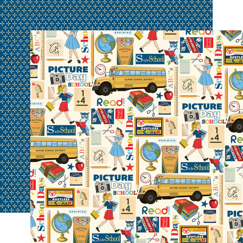 Carta Bella School Days 12x12 Inch Collection Kit (CBDS118016)