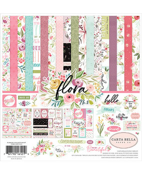 Carta Bella Flora No.3 12x12 Inch Collection Kit (CBF117016) Carta Bella Flora No.3 12x12 Inch Collection Kit (CBF117016)