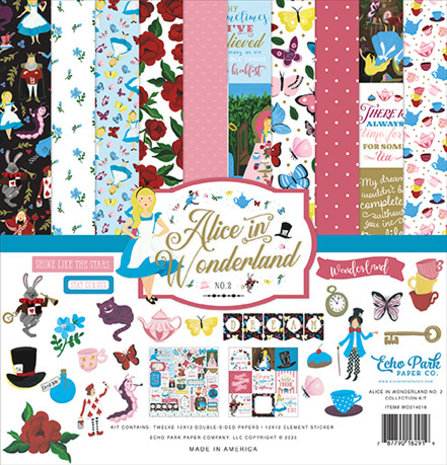 Echo Park Alice in Wonderland No. 2 12x12 Inch Collection Kit (WO214016) Echo Park Alice in Wonderland No. 2 12x12 Inch Collection Kit (WO214016)