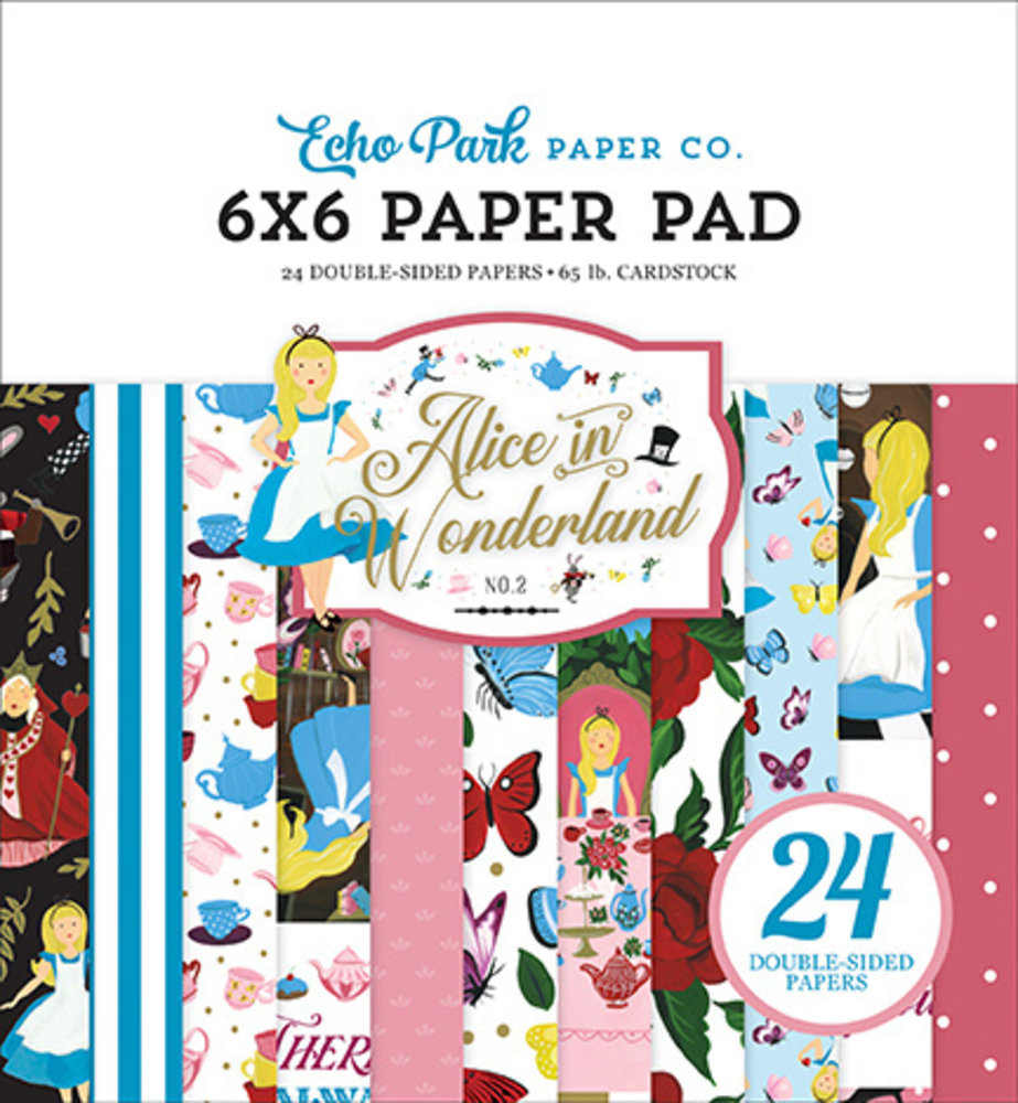 Echo Park Alice in Wonderland No. 2 Inch 6x6 Paper Pad (WO214023)
