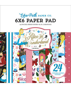 Echo Park Alice in Wonderland No. 2 Inch 6x6 Paper Pad (WO214023)