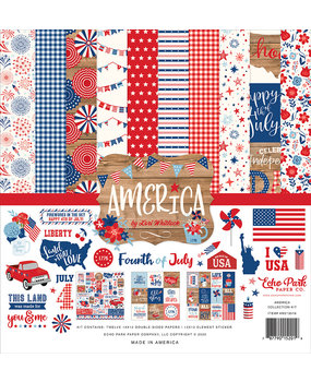 Echo Park America 12x12 Inch Collection Kit (AM213016)