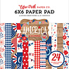 Echo Park America 6x6 Inch Paper Pad (AM213023) Echo Park America 6x6 Inch Paper Pad (AM213023)