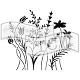 The Crafter's Workshop Wildflowers 6x6 Inch Stencils (TCW433s)
