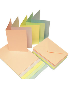 Craft UK Limited Cards & Envelopes C6 Pastel (CUK279) Craft UK Limited Cards & Envelopes C6 Pastel (CUK279)