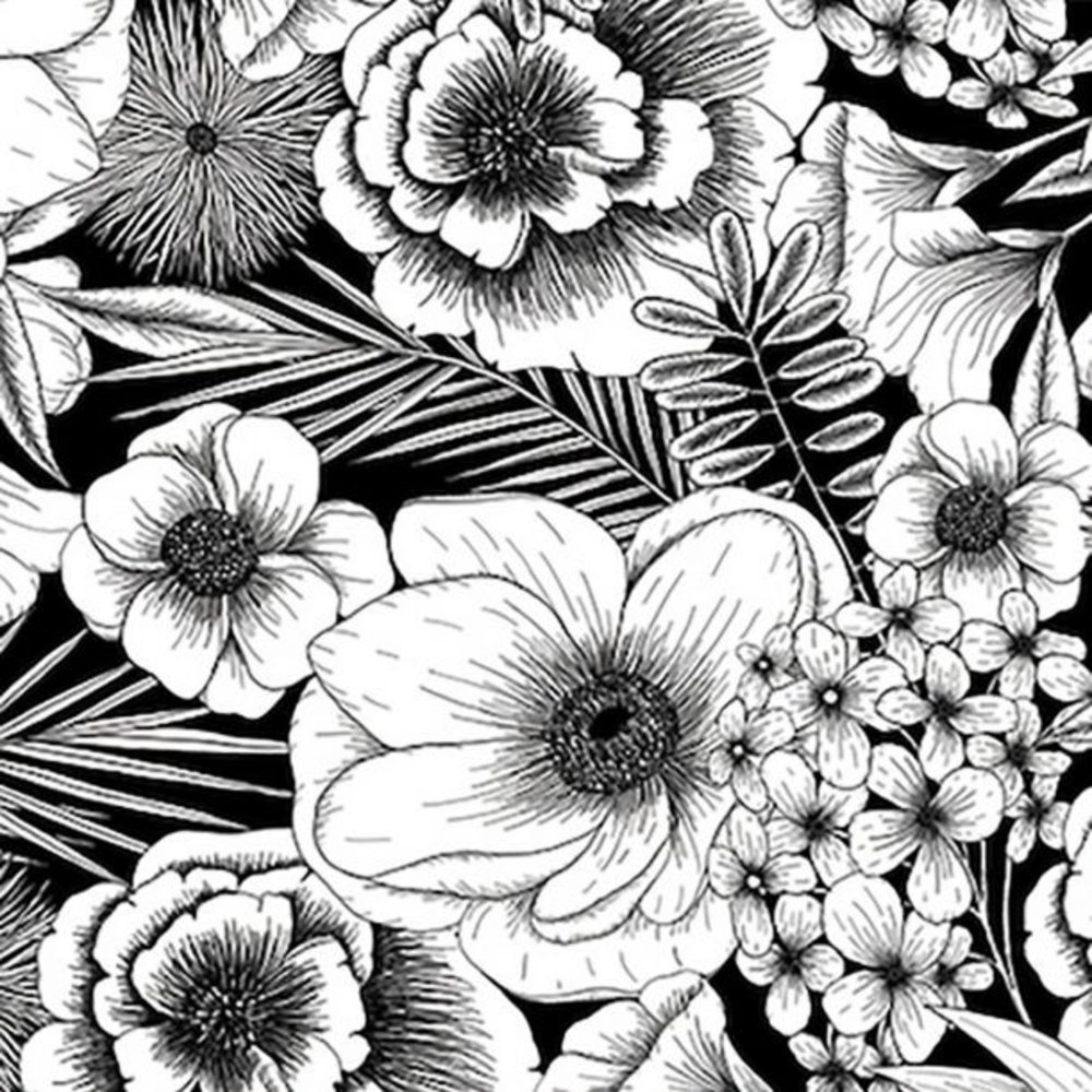 Cricut Joy Deluxe Paper Black & White Botanicals (2008049) Cricut Joy Deluxe Paper Black & White Botanicals (2008049)
