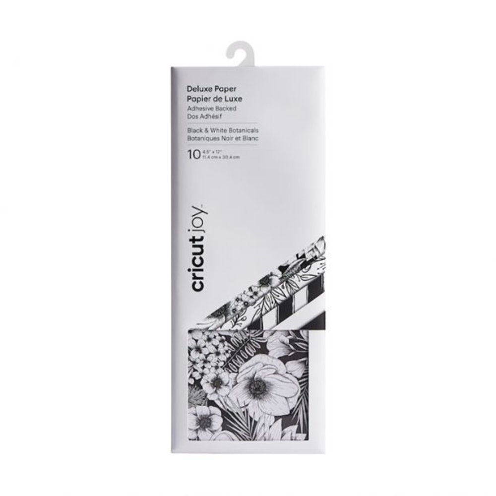 Cricut Joy Deluxe Paper Black & White Botanicals (2008049) Cricut Joy Deluxe Paper Black & White Botanicals (2008049)