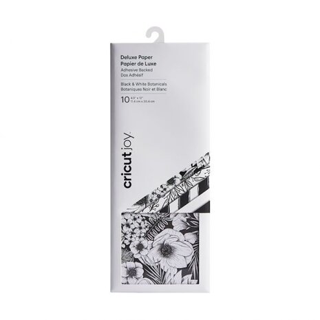 Cricut Joy Deluxe Paper Black & White Botanicals (2008049) Cricut Joy Deluxe Paper Black & White Botanicals (2008049)