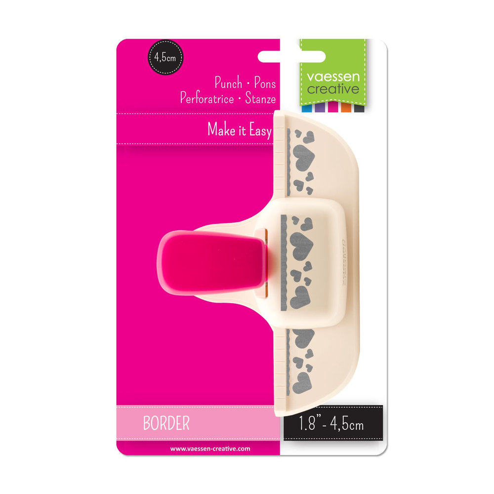 Vaessen Creative Randpons Hart 4 (21449-023)