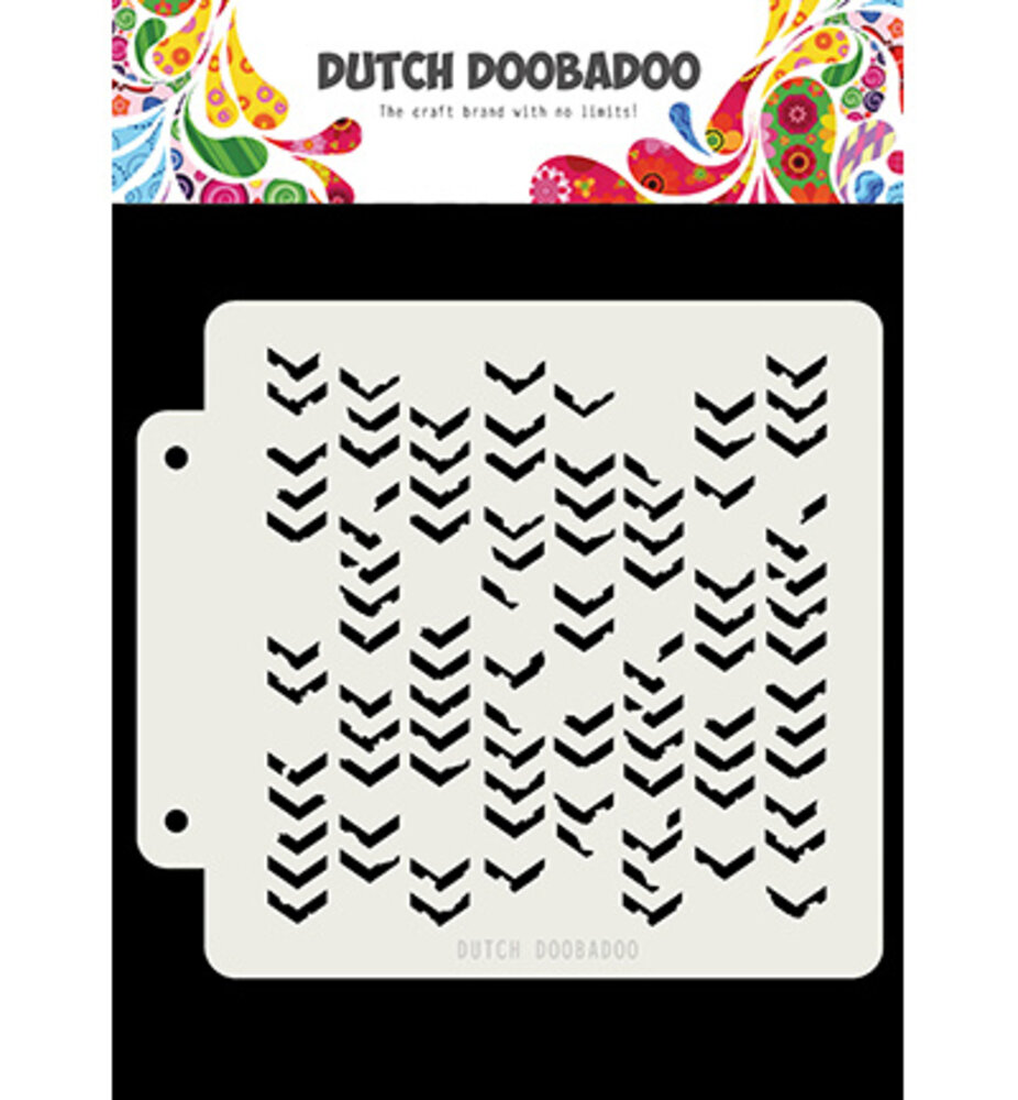 Dutch Doobadoo Mask Art Grunge Chevrons (470.715.155)