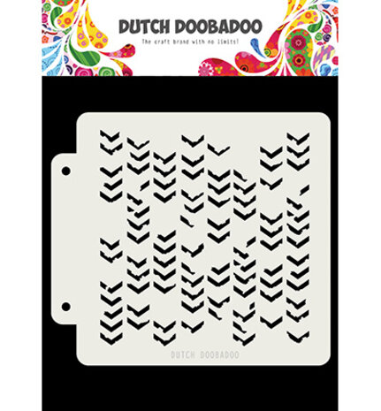 Dutch Doobadoo Mask Art Grunge Chevrons (470.715.155)