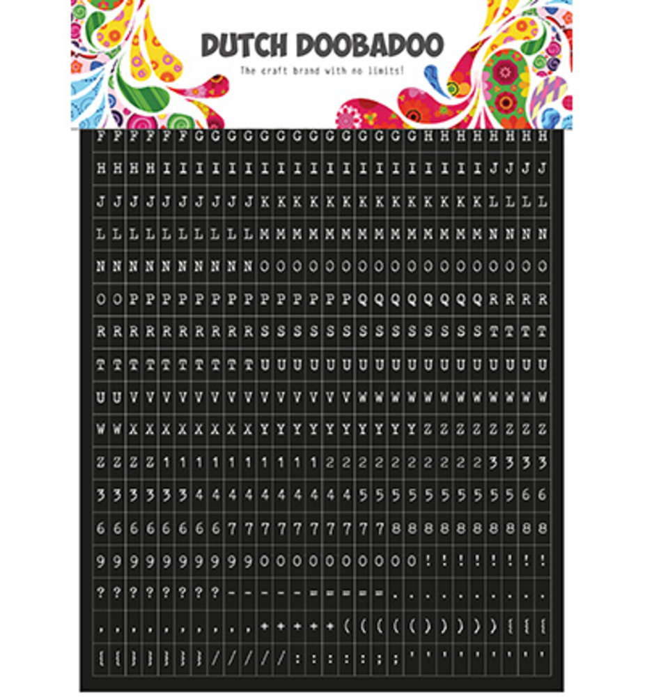 Dutch Doobadoo Sticker A5 Tekst (491.200.002) Dutch Doobadoo Sticker A5 Tekst (491.200.002)