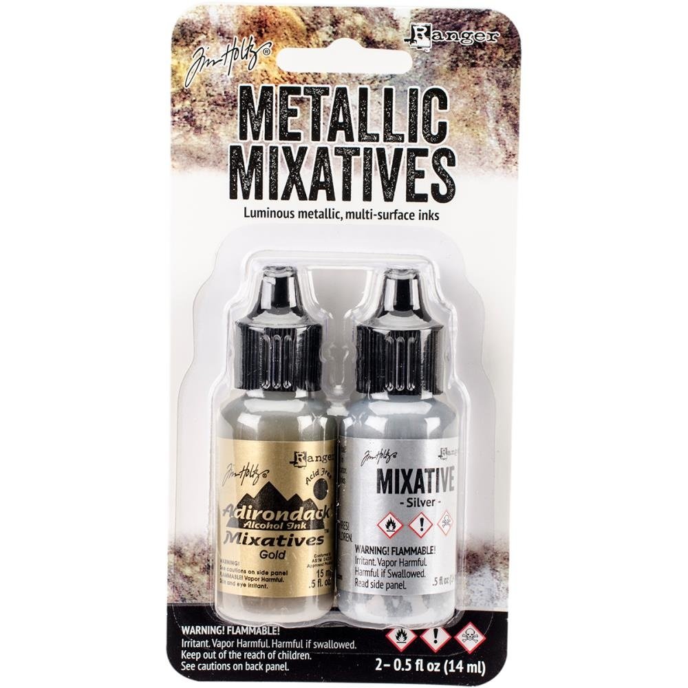 Ranger Tim Holtz Alcohol Ink Metallic Mixatives (15TIM21247) Ranger Tim Holtz Alcohol Ink Metallic Mixatives (15TIM21247)