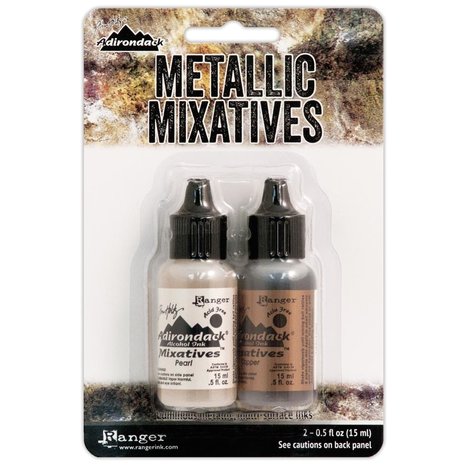 Ranger Tim Holtz Alcohol Ink Metallic Mixatives (TIM21254) Ranger Tim Holtz Alcohol Ink Metallic Mixatives (TIM21254)