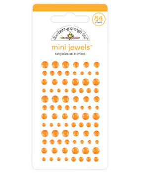 Doodlebug Design Inc. Tangerine Mini Jewels (84pcs) (6717)