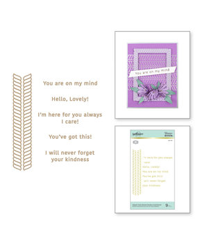 Spellbinders Elegant Twist Glimmer Borders & Sentiments Hot Foil Plates (GLP-176) Spellbinders Elegant Twist Glimmer Borders & Sentiments Hot Foil Plates (GLP-176)