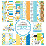 Doodlebug Design Inc. Party Time 12x12 Inch Paper Pack (6691)