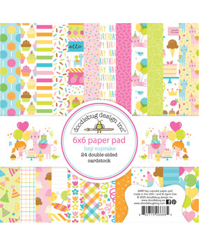Doodlebug Design Inc. Hey Cupcake 6x6 Inch Paper Pad (6688) Doodlebug Design Inc. Hey Cupcake 6x6 Inch Paper Pad (6688)