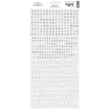 Doodlebug Design Inc. Lily White Teensy Type Stickers (3435)